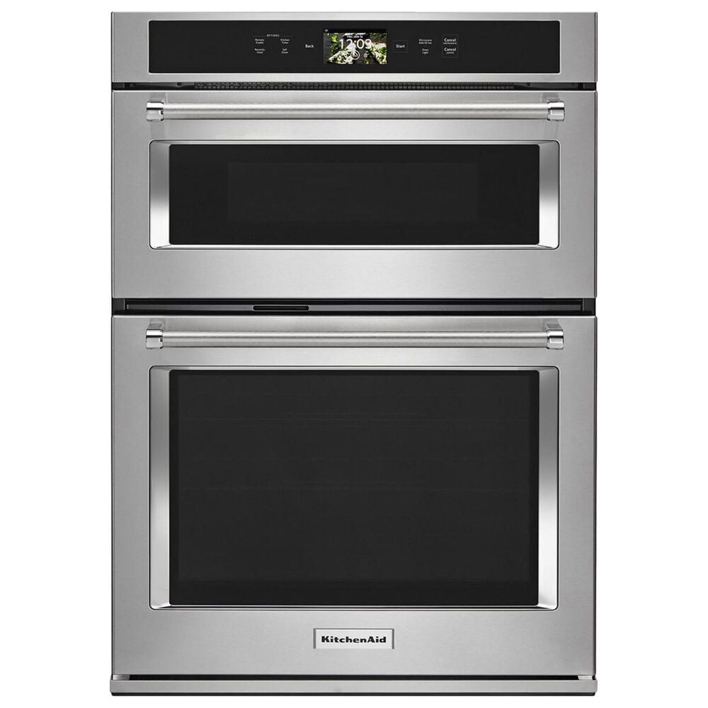 KitchenAid 30" Wall Oven with Microwave Combo Smart in Stainless Steel, , large