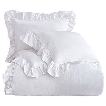 HiEnd Accents Lily 3-Piece Super Queen Comforter Set in White, , large