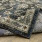 Oriental Weavers Venice Salerno 9"10" x 12"10" Charcoal and Blue Area Rug, , large