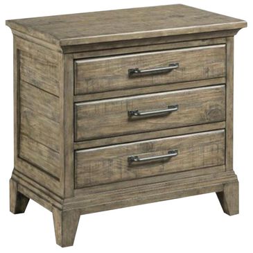Kincaid Plank Road Blair 3 Drawer Nightstand in Stone, , large