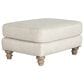 Creature Comforts Hudson Ottoman in Ivory, , large