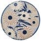 Nourison Aloha 5"3" Round Blue and Grey Indoor/Outdoor Area Rug, , large