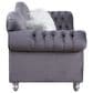 Morden Fort America 2-Piece Living Room Set in Grey Velvet, , large