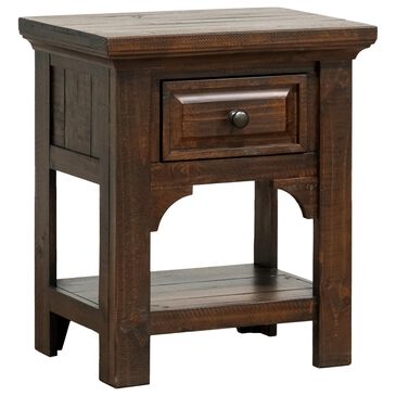 Golden Wave Furniture Vista Canyon Nightstand with USB in Burnt Umber, , large