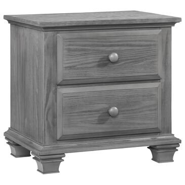 Oxford Baby Kenilworth 2-Drawer Nightstand in Graphite Gray, , large
