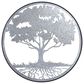 Flair Industries 30" x 30" Galvanized Tree of Life Wall Decor in Silver, , large