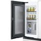 Samsung Bespoke Counter Depth 4-Door French Door Refrigerator with Family Hub in White Glass, , large