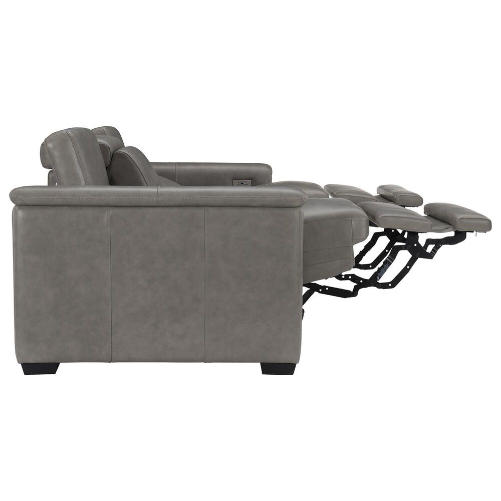Bernhardt Lioni Power Motion Sofa in Light Grey, , large