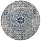 Safavieh Evoke EVK260C-5R 5"1" Round Ivory/Blue Area Rug, , large