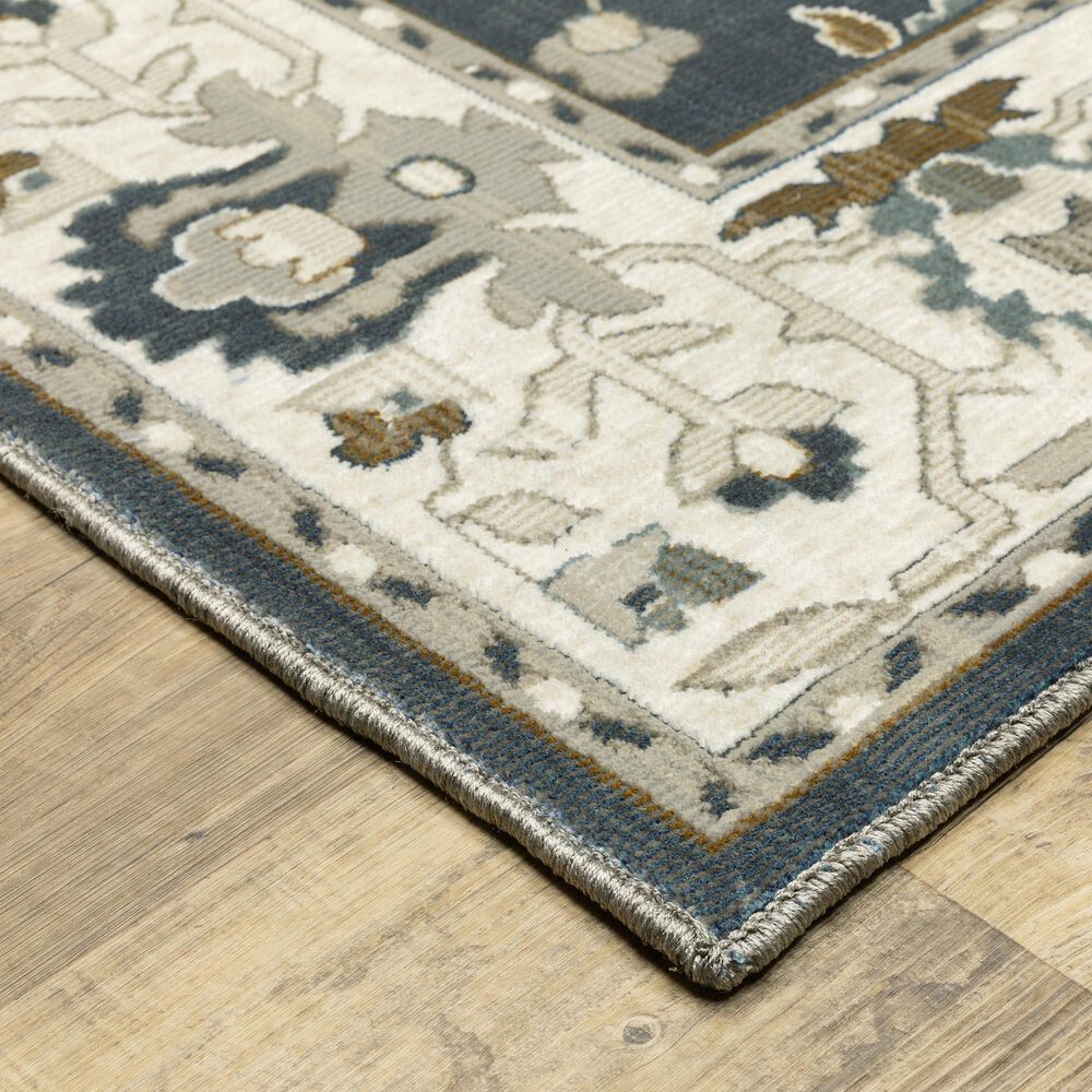 Oriental Weavers Ellington 5&#39;3&quot; x 7&#39;6&quot; Blue and Beige Area Rug, , large