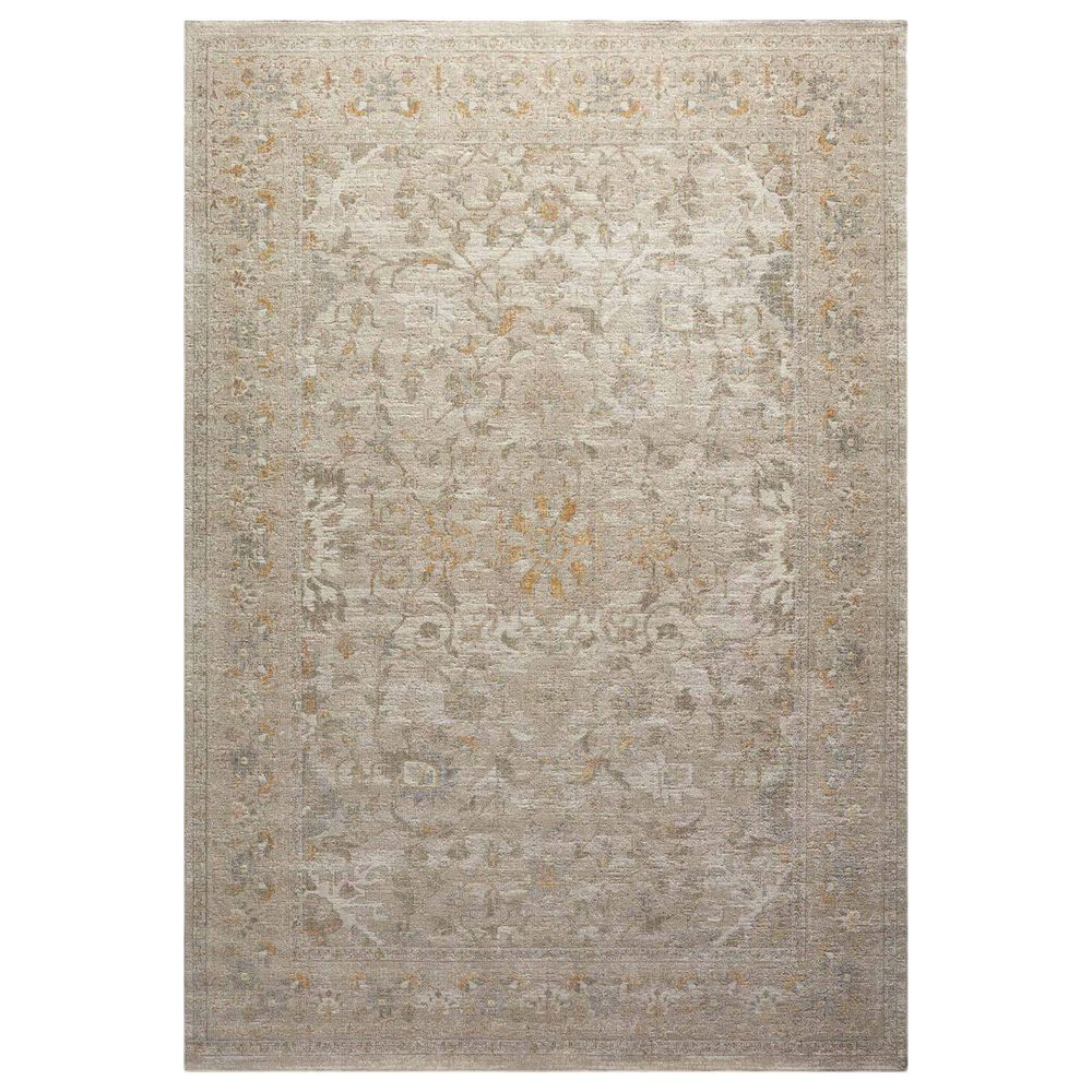 Chris Loves Julia x Loloi Rosemarie 6"3" x 9" Ivory and Natural Area Rug, , large