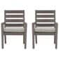 Signature Design by Ashley Hillside Barn Patio Dining Arm Chair in Brown (Set of 2), , large