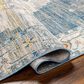 Surya Chicago CHG2303 6"6" x 9"4" Slate, Blue, Light Beige, Mustard, Brick Red, Taupe Area Rug, , large