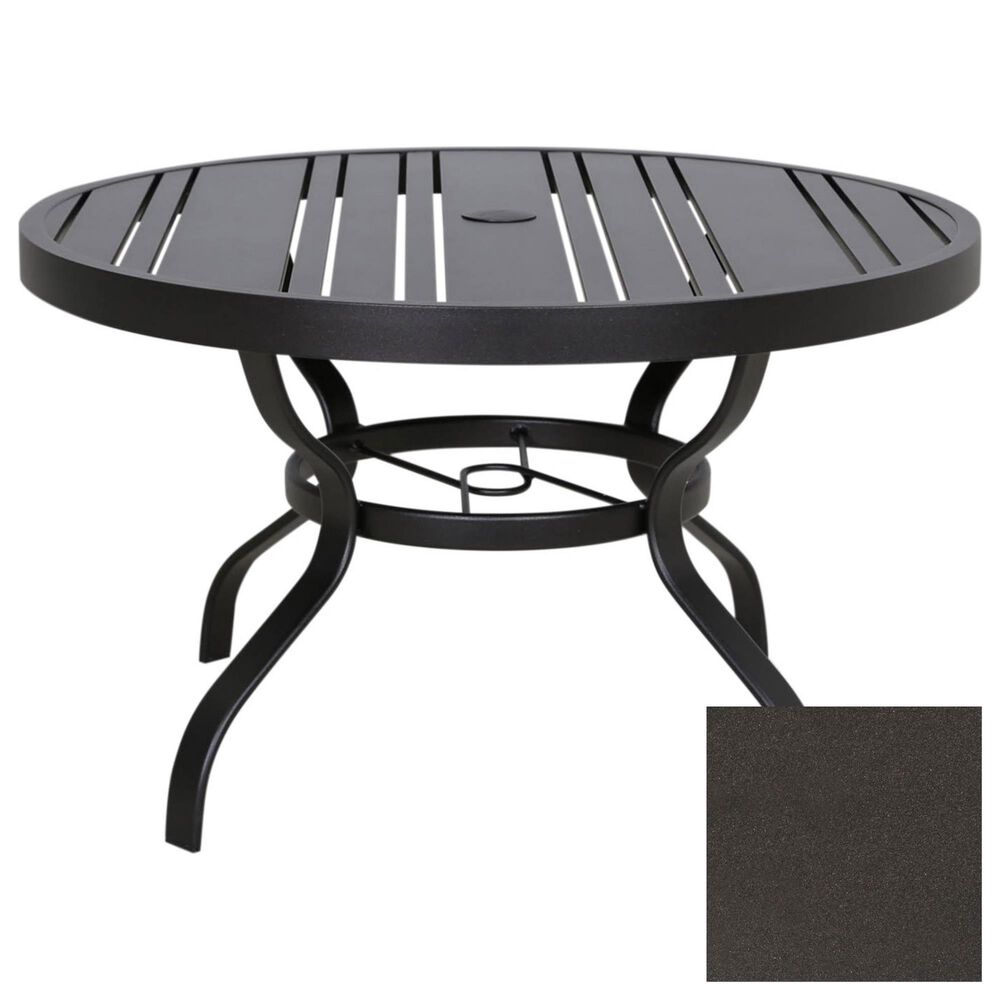Woodard 36" Round Patio Coffee Table in Twilight - Table Only, , large