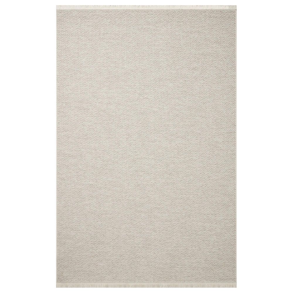 Amber Lewis x Loloi Malibu MAB-01 2"3" x 3"9" Ivory and Dove Indoor/Outdoor Area Rug, , large