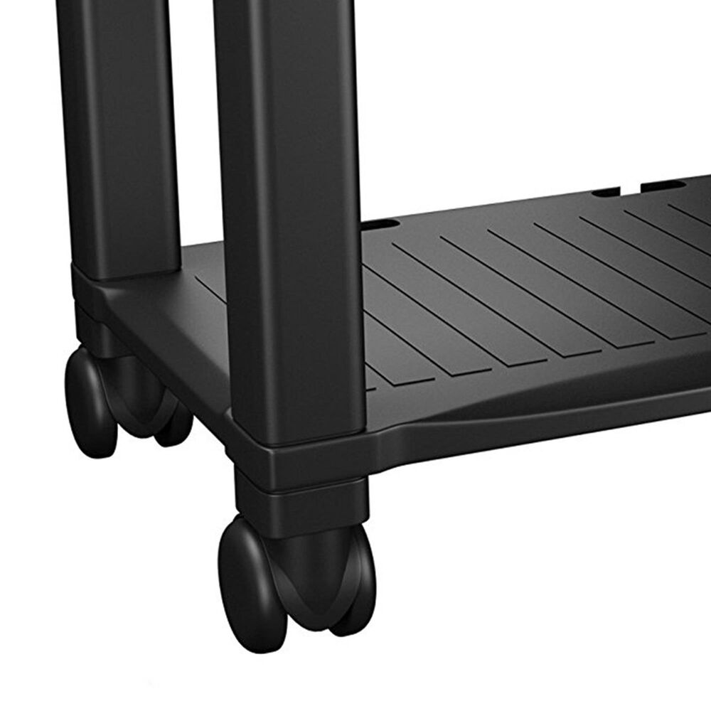 Timberlake 2-Tier Office Rolling Cart in Black, , large