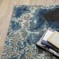 Oriental Weavers Venice Modena 9"10" x 12"10" Blue and Beige Area Rug, , large