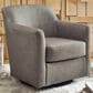 Signature Design by Ashley Bradney Swivel Accent Chair in Fossil, , large