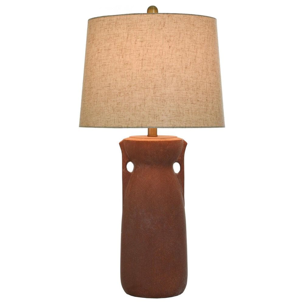 Flair Industries Arlo Table Lamp in Terracotta, , large