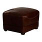 Sienna Designs Leather Ottoman in St. Charles Merlot, , large