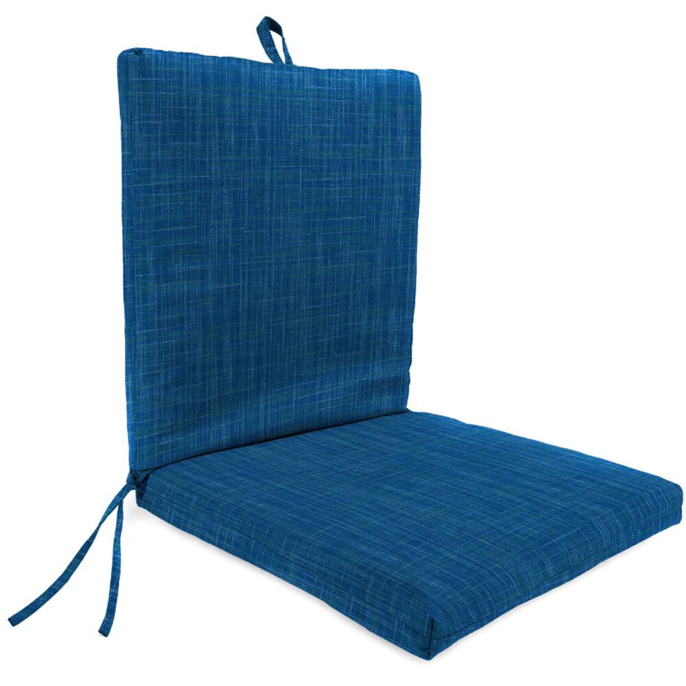 Jordan Manufacturing 21" x 44" Chair Cushion in Harlow Lapis, , large