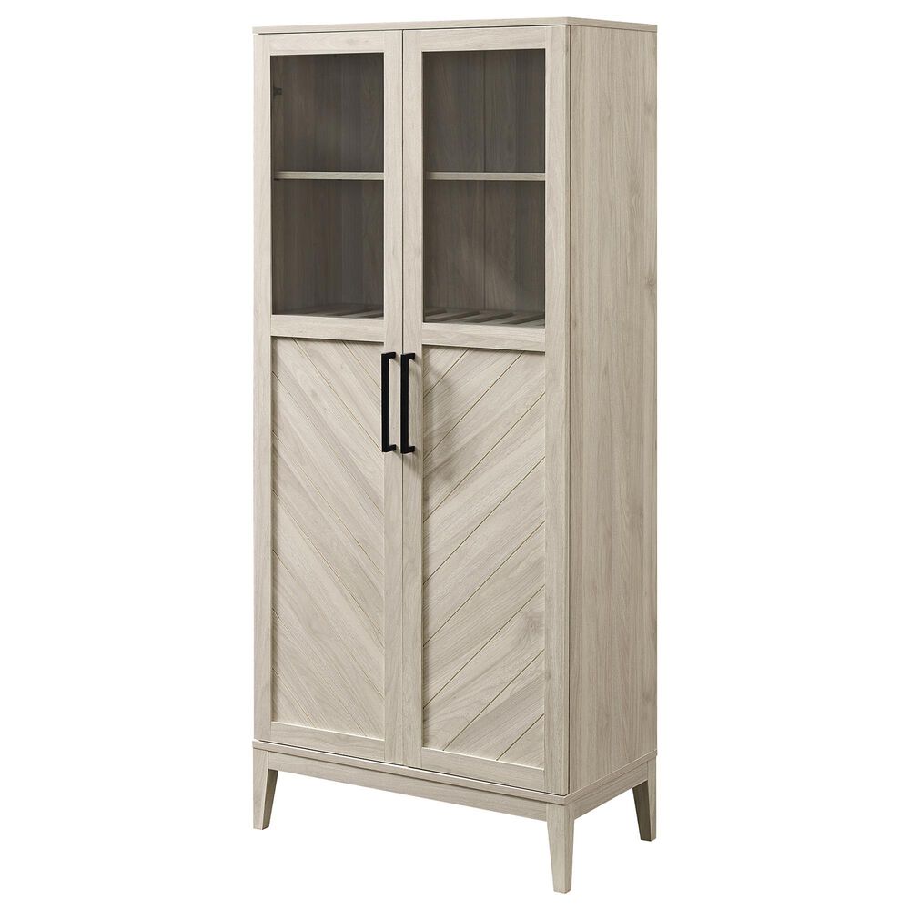 Walker Edison Logan 68&quot; Storage Cabinet in Birch, , large