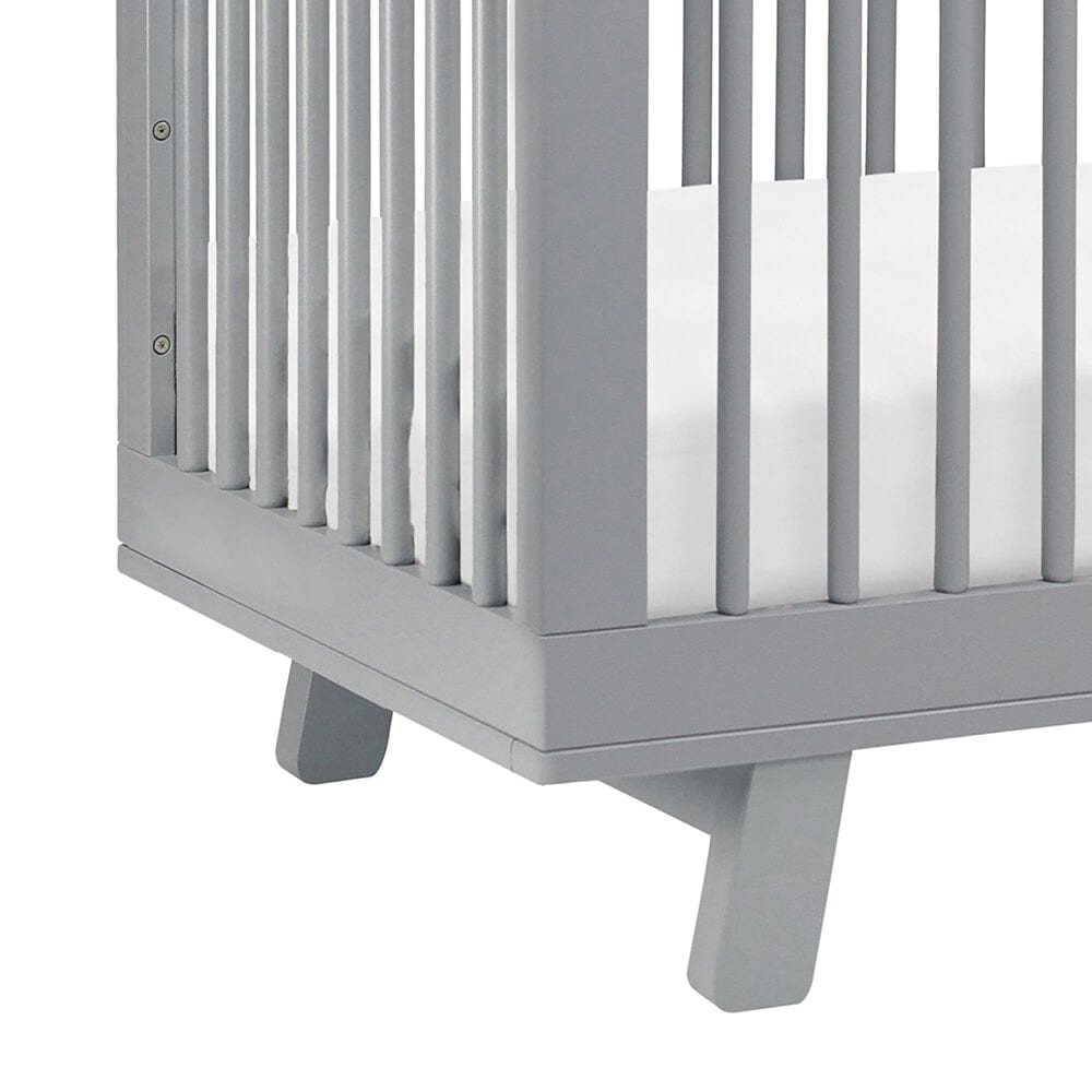 Babyletto Hudson 3-In-1 Convertible Crib and Toddler Conversion Kit in Grey, , large