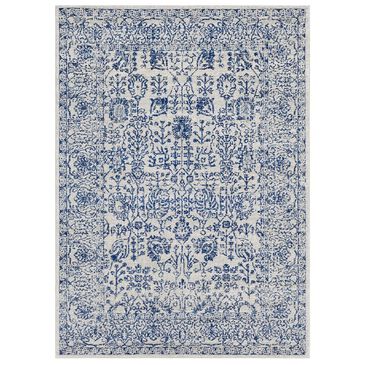 Surya Harput HAP-1030 3"10" x 5"7" Dark Blue, Light Gray and Beige Area Rug, , large