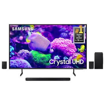 Samsung 75" 4K UHD w/Soundbar Sys, , large