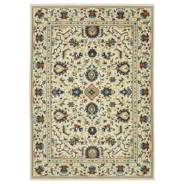 Oriental Weavers Francesca FR10A 3"3" x 5" Ivory Area Rug, , large