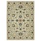 Oriental Weavers Francesca FR10A 3"3" x 5" Ivory Area Rug, , large