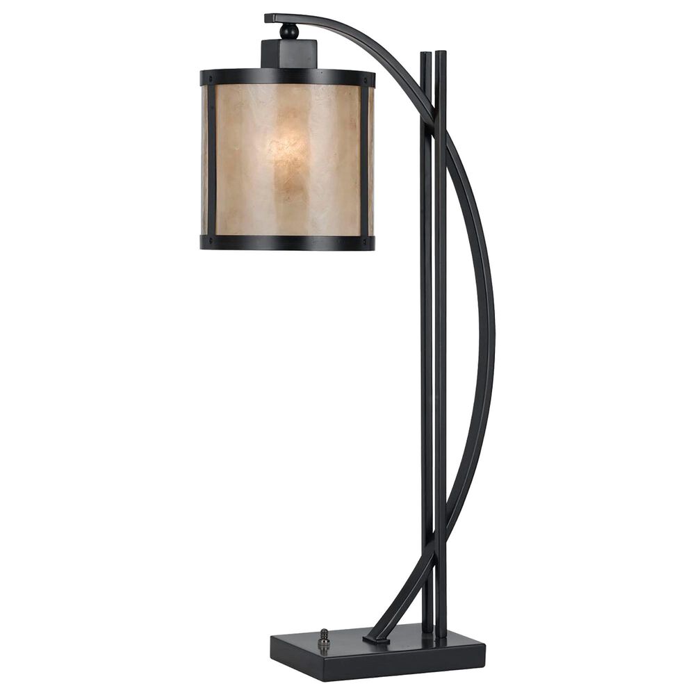 Cal Lighting Mica Table Lamp in Black, , large
