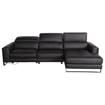 Nicoletti Calia Sofas 3-Piece Power Reclining Sectional in Black, , large