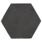 Soho Studio Costahex Sorrentine Nero 5.5" x 6" Hexagon Porcelain Tile, , large