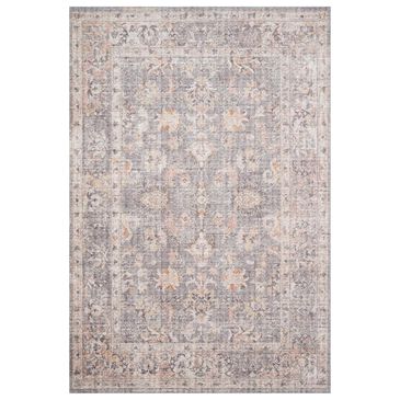 Loloi II Skye SKY-01 2"3" x 3"9" Grey and Apricot Scatter Rug, , large