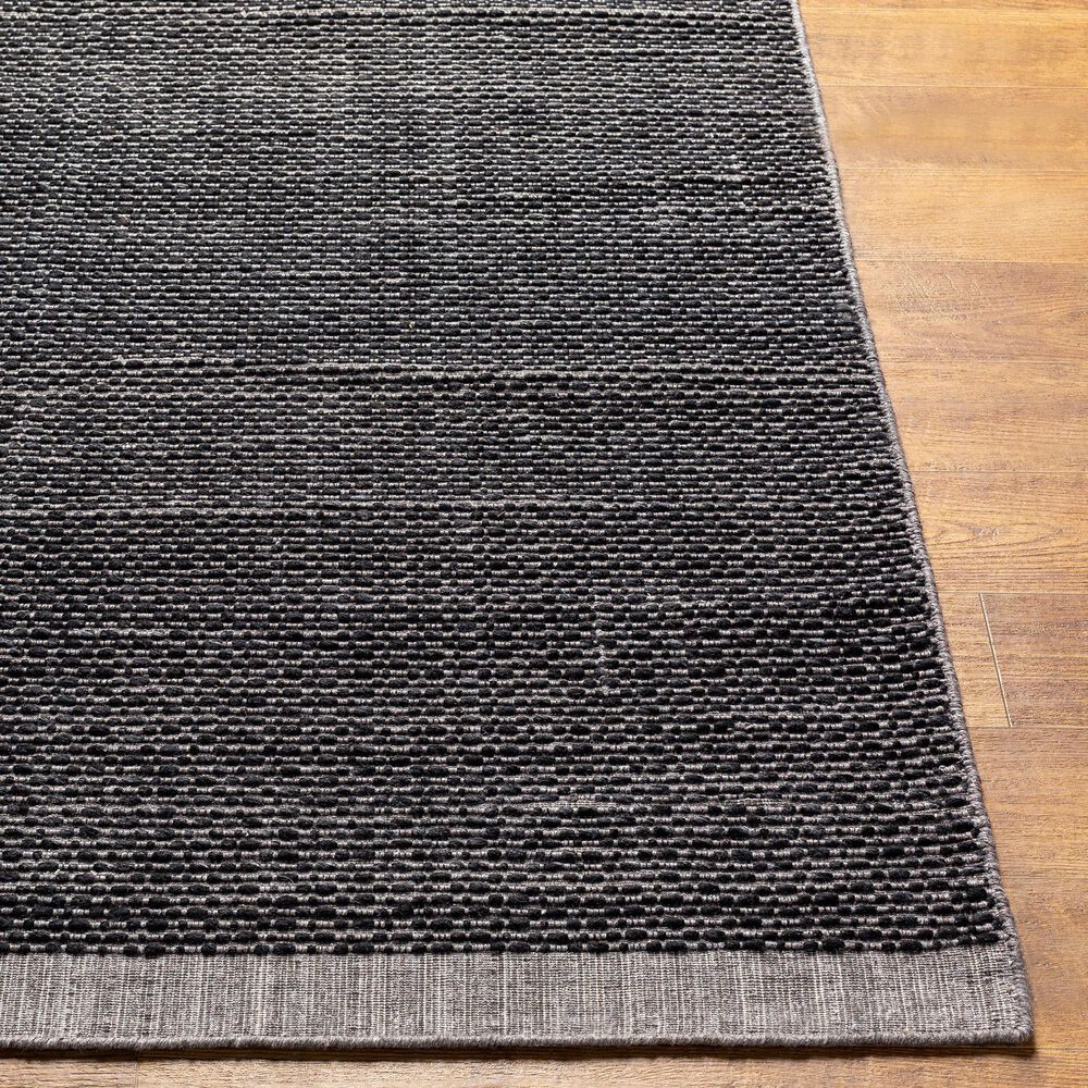 Surya Sycamore 2&#39; x 3&#39; Black and Charcoal Area Rug, , large