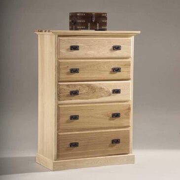 A-America Amish Highlands 5 Drawer Chest, , large