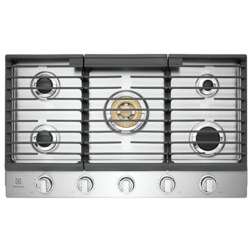 Electrolux 36"" Gas Cooktop with Griddle in Stainless Steel, , large