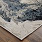 Feizy Rugs Micah 6"7" x 9"6" Black and Ivory Area Rug, , large