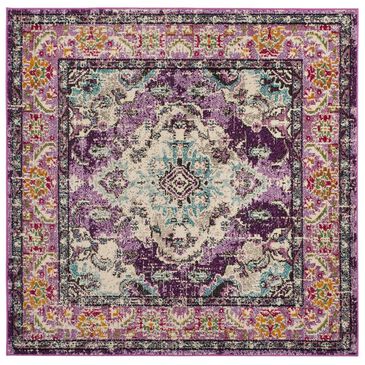 Safavieh Monaco MNC243L-5SQ 5" Square Violet/Light Blue Area Rug, , large