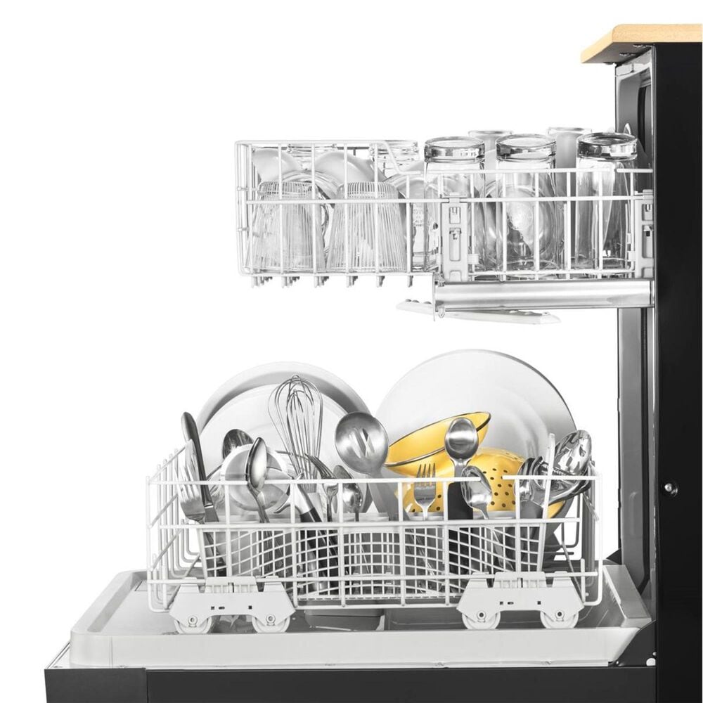 Whirlpool Portable Heavy-Duty Dishwasher with1-hour Wash Cycle in Black, , large