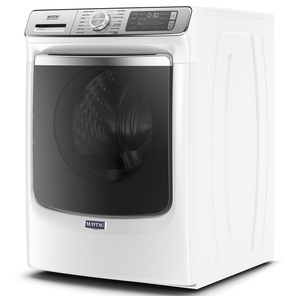 Maytag 5.0 Cu. Ft. Front Load Washer with Steam in White, , large