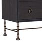 Hooker Furniture Big Sky Bachelor Chest in Charred Timber and Dark Brushed Bronze, , large