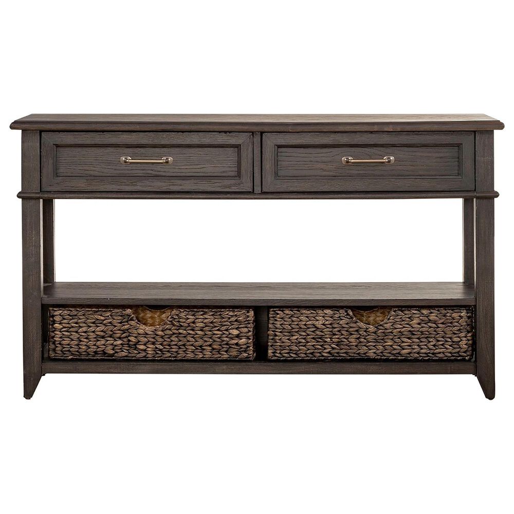 Liberty Mill Creek 2-Drawer Sofa Table in Peppercorn, , large