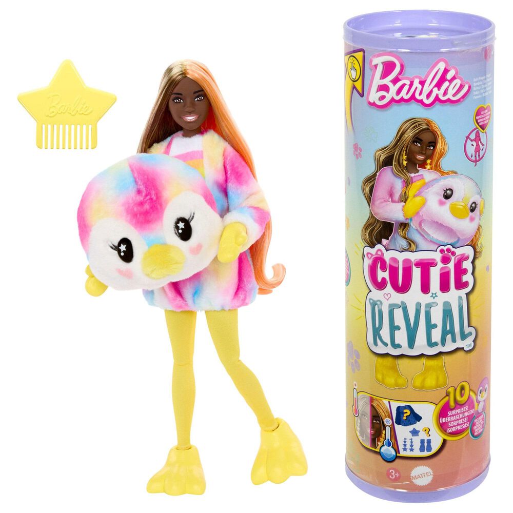 Barbie Cutie Reveal Penguin Barbie Doll and Accessories, , large