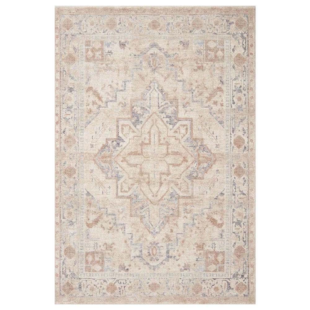 Magnolia Home Carlisle 7"10" x 10" Beige and Slate Area Rug, , large