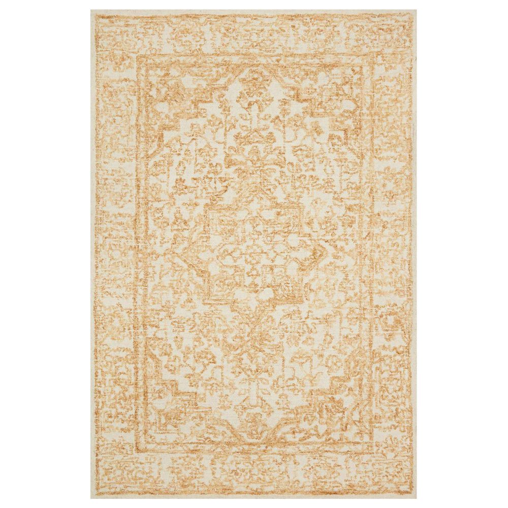 Magnolia Home Annie ANN-03 2"3" x 3"9" White and Gold Area Rug, , large