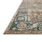 Loloi II Margot 2" x 5" Terracotta and Lagoon Area Rug, , large