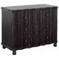 Shell Island Furniture Shadowbox 3-Drawer Chest in Distressed Black, , large