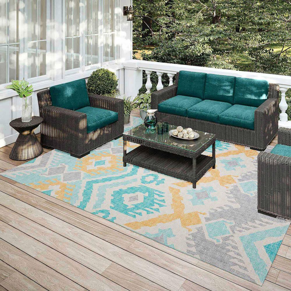 Dalyn Rug Company Sedona 10&#39; x 14&#39; Spa Indoor/Outdoor Area Performance Rug, , large